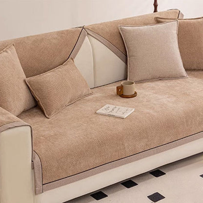Rutschfeste Chenille-Sofaabdeckung