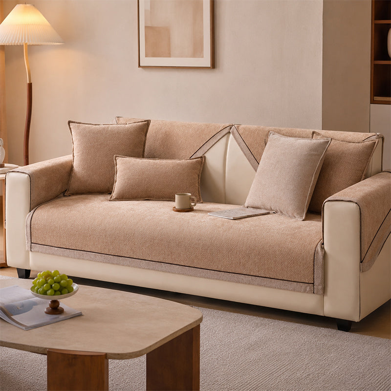 Rutschfeste Chenille-Sofaabdeckung