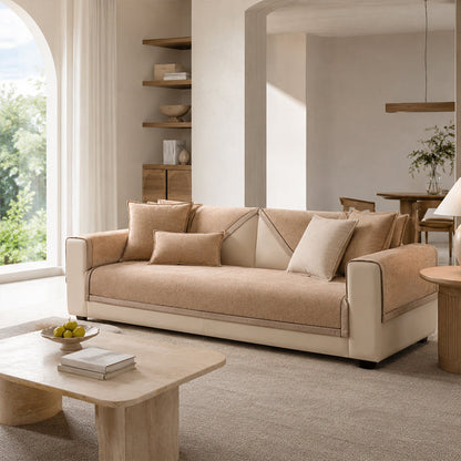 Rutschfeste Chenille-Sofaabdeckung