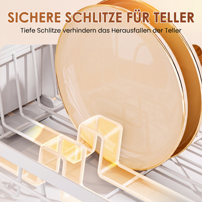 🔥Solange der Vorrat reicht 40 % Rabatt!🎉Küchengeschirr-Abtropfgestell mit 360° drehbarem Ausguss