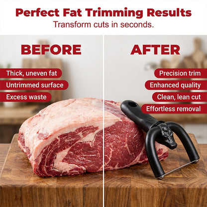 Handfetttrimmer für Rind- und Schweinefleisch