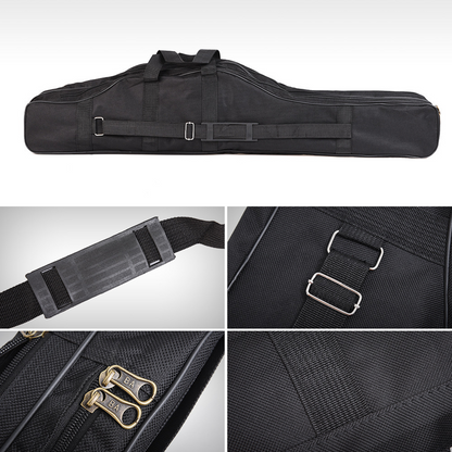 🎣 JETZT 50% RABATT! 🧳 Angelruten- & Ausrüstungstasche – 3-lagige Kapazität, 420D Oxford-Stoff & verstellbare Rucksackträger – Für Ruten, Rollen & Zubehör 🎒