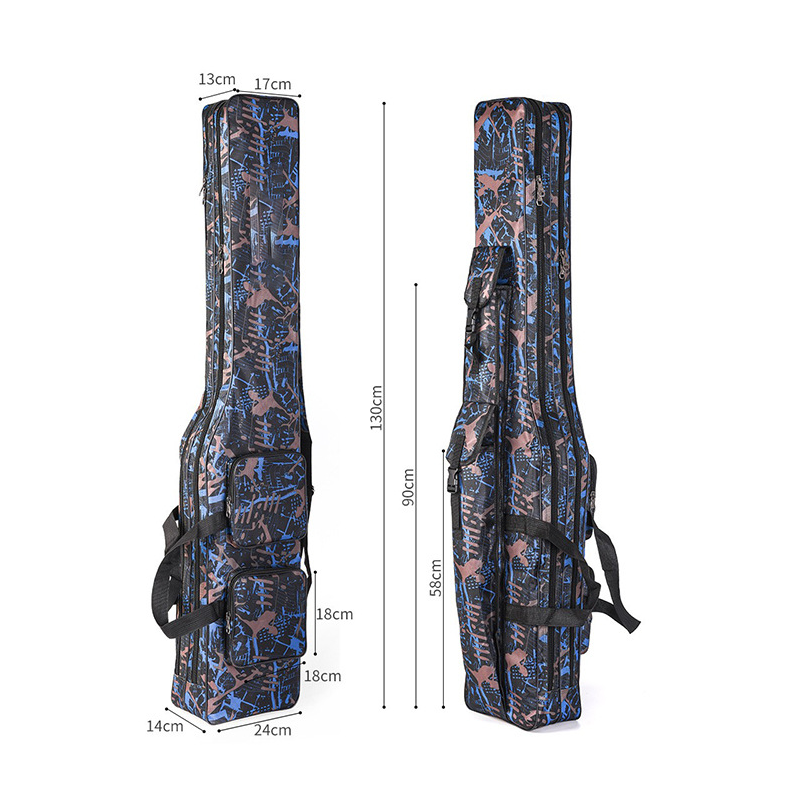 🎣 JETZT 50% RABATT! 🧳 Angelruten- & Ausrüstungstasche – 3-lagige Kapazität, 420D Oxford-Stoff & verstellbare Rucksackträger – Für Ruten, Rollen & Zubehör 🎒