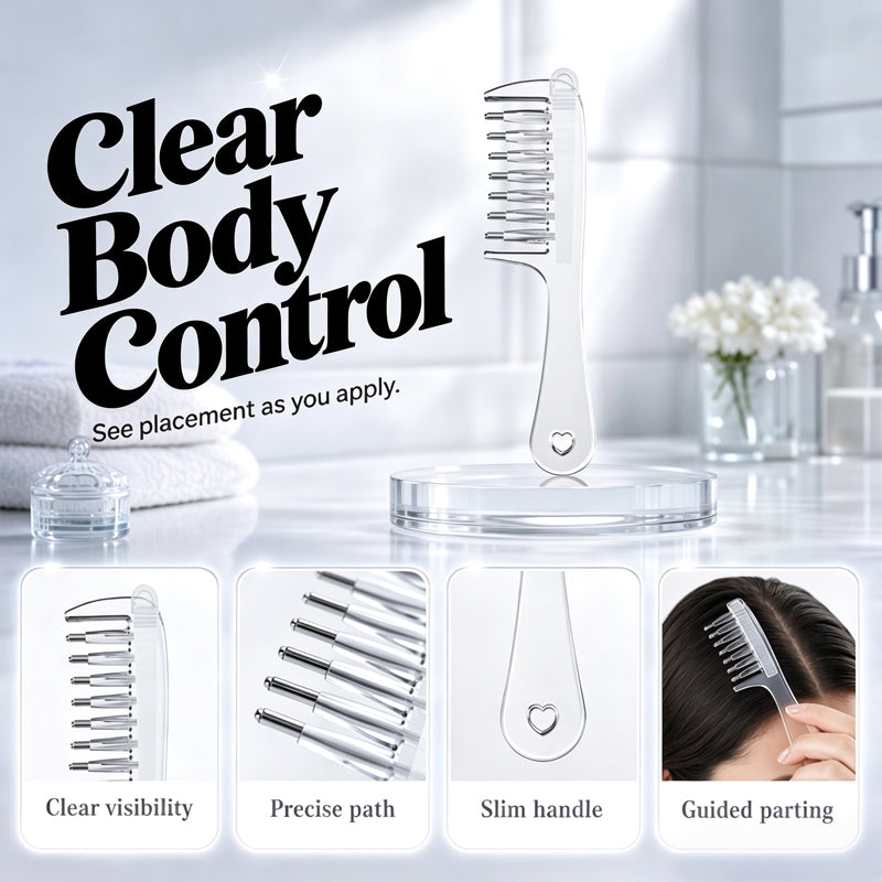 🧴 50% RABATT!!! 💇‍♀️ Kopfhaut‑Applikatorkamm, ideal zum gleichmäßigen Auftragen von Haaröl✨