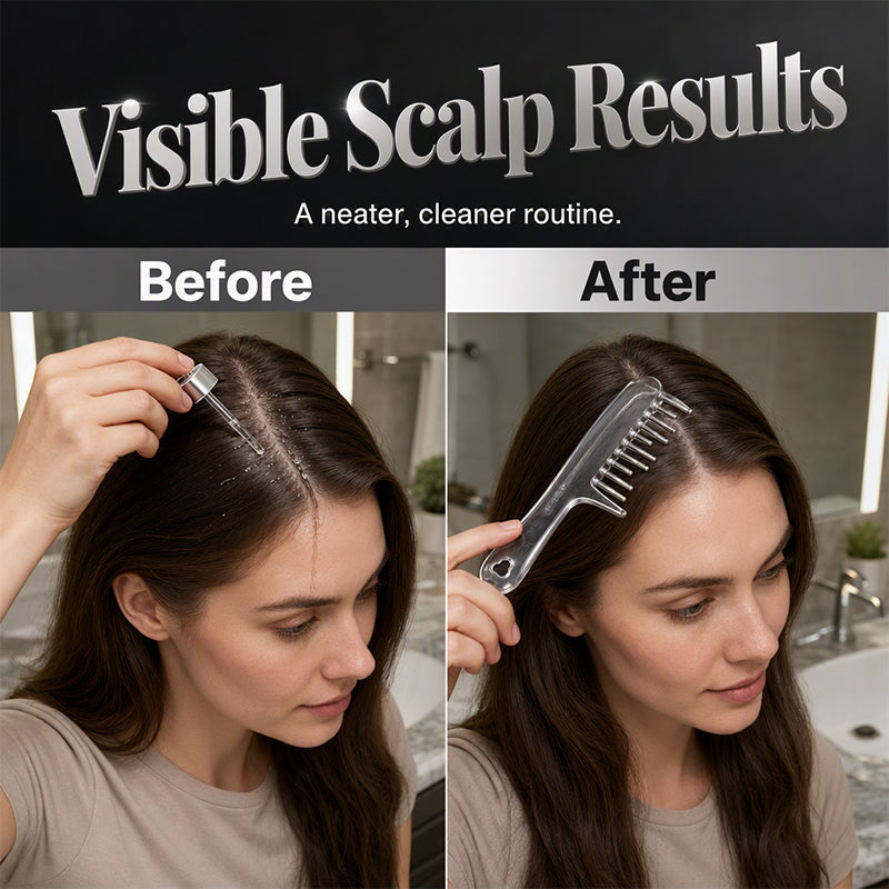 🧴 50% RABATT!!! 💇‍♀️ Kopfhaut‑Applikatorkamm, ideal zum gleichmäßigen Auftragen von Haaröl✨