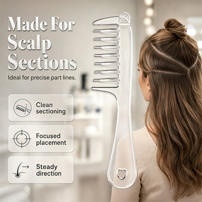 🧴 50% RABATT!!! 💇‍♀️ Kopfhaut‑Applikatorkamm, ideal zum gleichmäßigen Auftragen von Haaröl✨