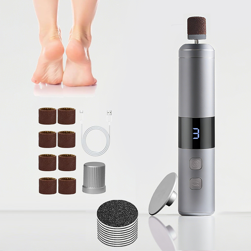 🎉 ZEITLICH BEGRENZT 50% RABATT! 💅 Elektrische Pediküre-Feile mit Digital-Display – 3 Geschwindigkeiten, Dual-Rotationsmotor & USB-Aufladung ✨