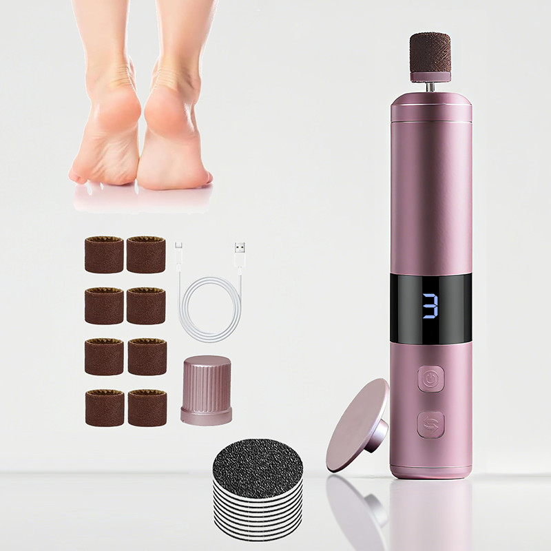 🎉 ZEITLICH BEGRENZT 50% RABATT! 💅 Elektrische Pediküre-Feile mit Digital-Display – 3 Geschwindigkeiten, Dual-Rotationsmotor & USB-Aufladung ✨