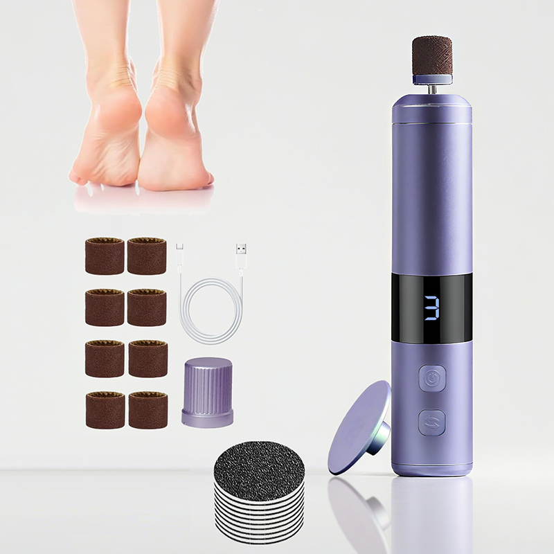 🎉 ZEITLICH BEGRENZT 50% RABATT! 💅 Elektrische Pediküre-Feile mit Digital-Display – 3 Geschwindigkeiten, Dual-Rotationsmotor & USB-Aufladung ✨