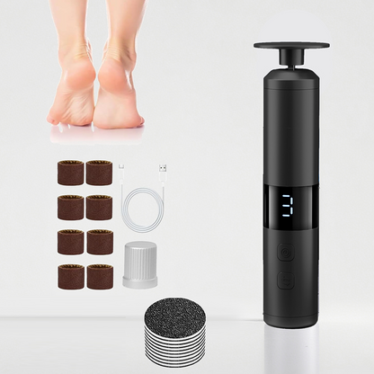 🎉 ZEITLICH BEGRENZT 50% RABATT! 💅 Elektrische Pediküre-Feile mit Digital-Display – 3 Geschwindigkeiten, Dual-Rotationsmotor & USB-Aufladung ✨