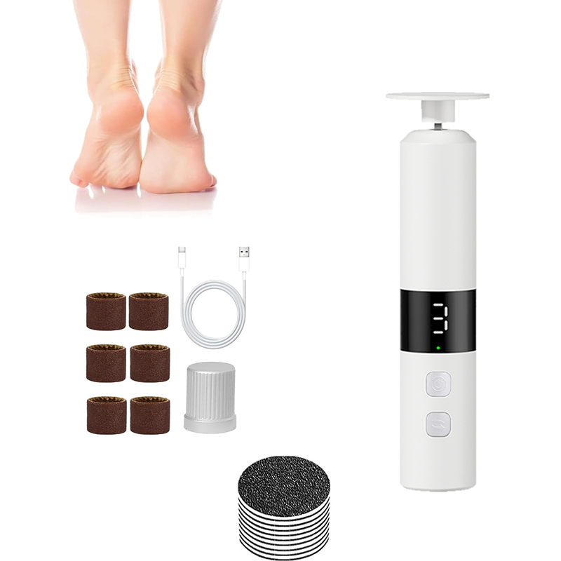 🎉 ZEITLICH BEGRENZT 50% RABATT! 💅 Elektrische Pediküre-Feile mit Digital-Display – 3 Geschwindigkeiten, Dual-Rotationsmotor & USB-Aufladung ✨