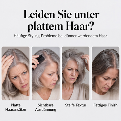 🔥 50% RABATT! 🍑 Volumen- & Fixierspray mit Pfirsichduft | Leichtes Haarstyling für mehr Fülle & Halt | Für voluminöse, gepflegte Looks in Sekunden ✨
