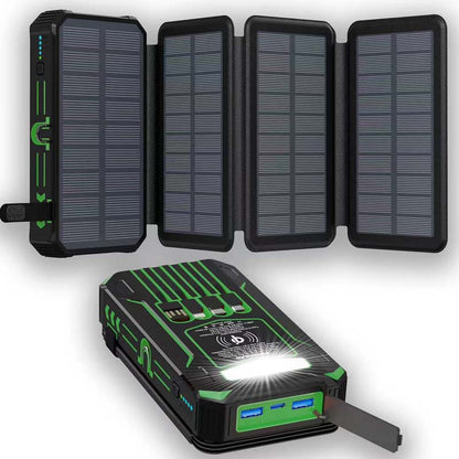 🔋 50% RABATT! ☀️ Solar-Powerbank 20000mAh mit LED-Taschenlampe – Solarladefunktion, hohe Kapazität & helles Licht – Ideal für Outdoor, Camping & Notfälle 🔦
