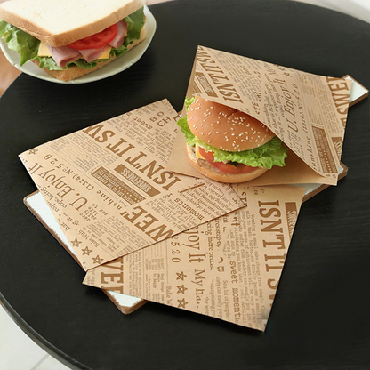 🎉 LIMITED TIME 50% OFF! 🥪 Grease-Resistant Paper Bags for Sandwich Wrapping – Adorable Designs, PE-Coated & Microwave-Safe ✨
