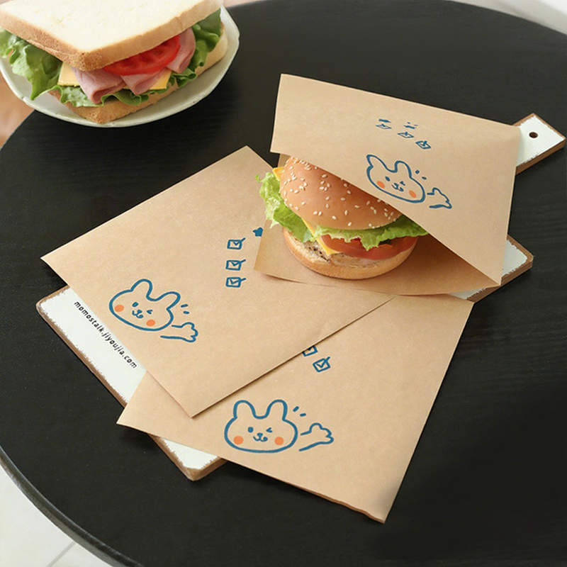 🎉 LIMITED TIME 50% OFF! 🥪 Grease-Resistant Paper Bags for Sandwich Wrapping – Adorable Designs, PE-Coated & Microwave-Safe ✨