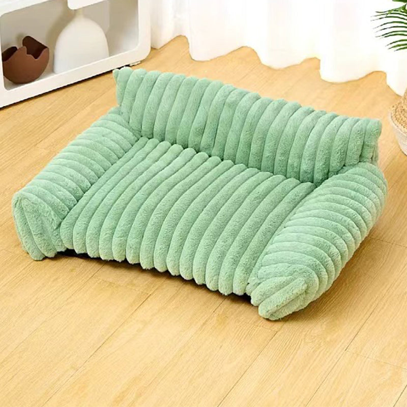 🐾 50% RABATT! ☁️ Gemütliches Sofa-Haustierbett, weiche Polsterung, rutschfester Boden, perfekt für Katzen und Hunde🛋️✨