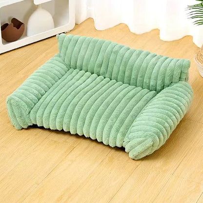 🐾 50% RABATT! ☁️ Gemütliches Sofa-Haustierbett, weiche Polsterung, rutschfester Boden, perfekt für Katzen und Hunde🛋️✨