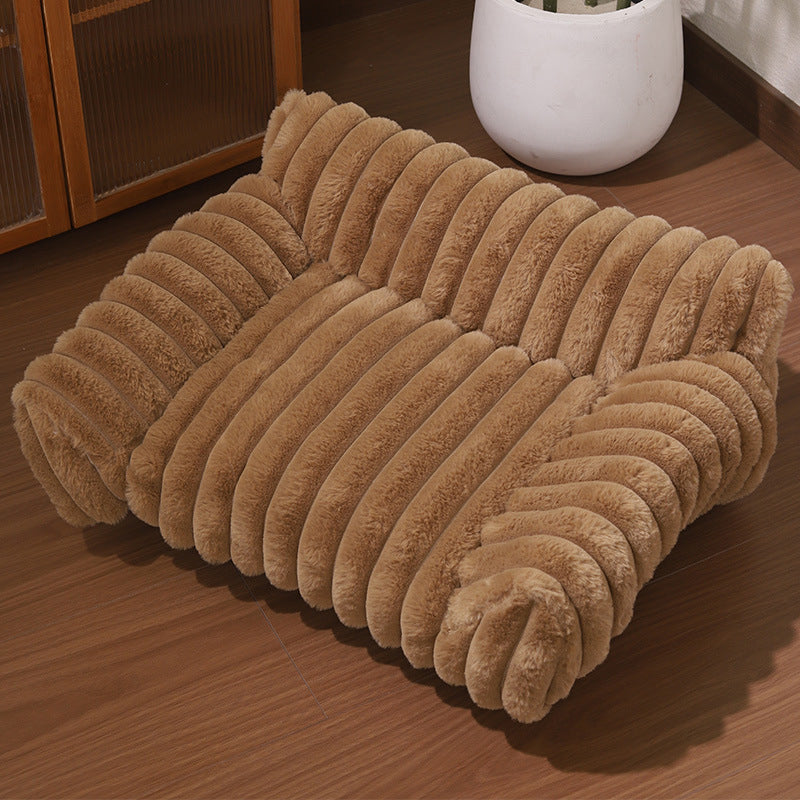 🐾 50% RABATT! ☁️ Gemütliches Sofa-Haustierbett, weiche Polsterung, rutschfester Boden, perfekt für Katzen und Hunde🛋️✨
