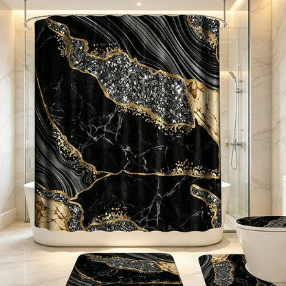 💎 -50% AUF DEN DUSCHVORHANG! 💎 Eleganter Marmor-Duschvorhang – Wasserabweisend & Stilvoll für Ihr Badezimmer 🚿