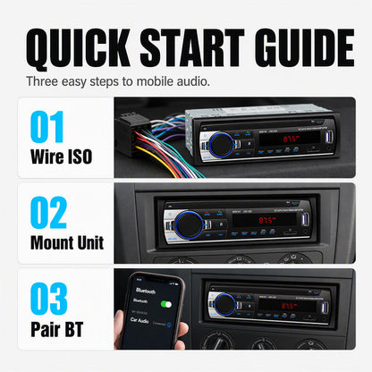 🚗 50% RABATT! 🎵 Bluetooth-Autoradio – Kabelloses Streaming, Freisprechfunktion & einfache Installation – Verwandelt Ihr altes Autoradio in ein modernes System ✨