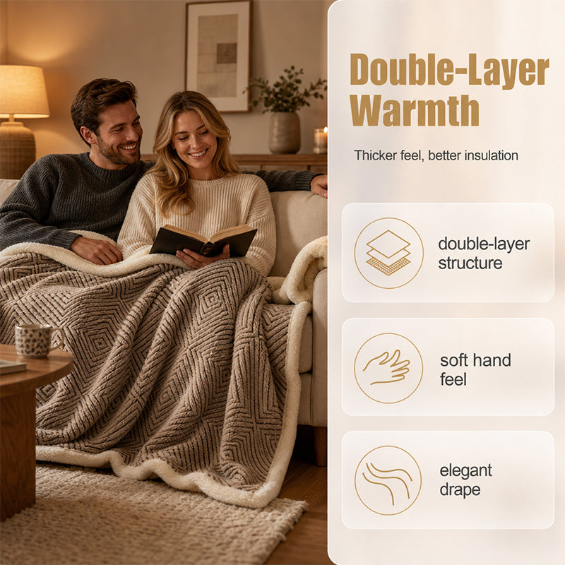 Doppellagige Kuscheldecke – Extra Weich & Warm