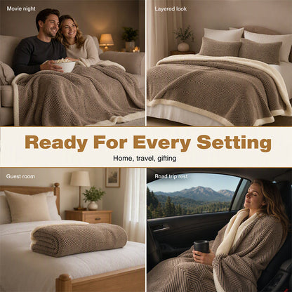 Doppellagige Kuscheldecke – Extra Weich & Warm