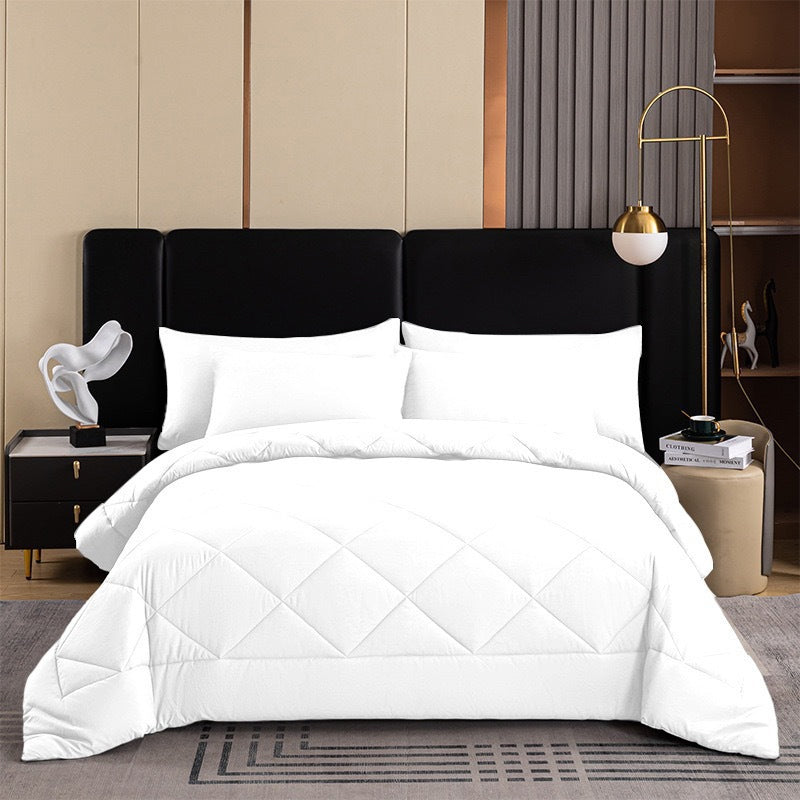 🛏️50 % RABATT⏰ 3‑teiliges gestepptes Bettwäsche‑Set, weich & gemütlich fürs Schlafzimmer