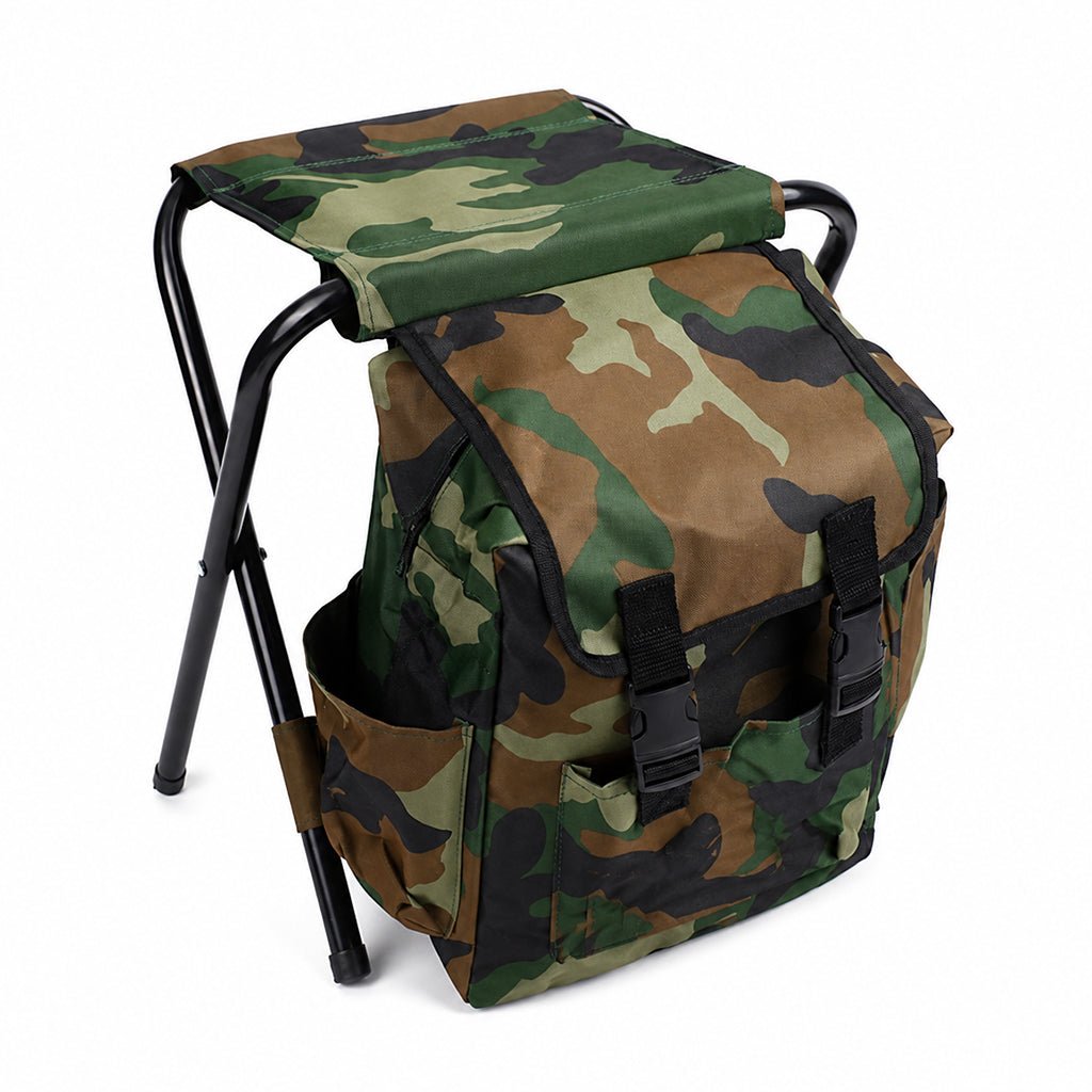 Tragbarer Klappstuhl-Rucksack 2-in-1 – Outdoor-Campinghocker
