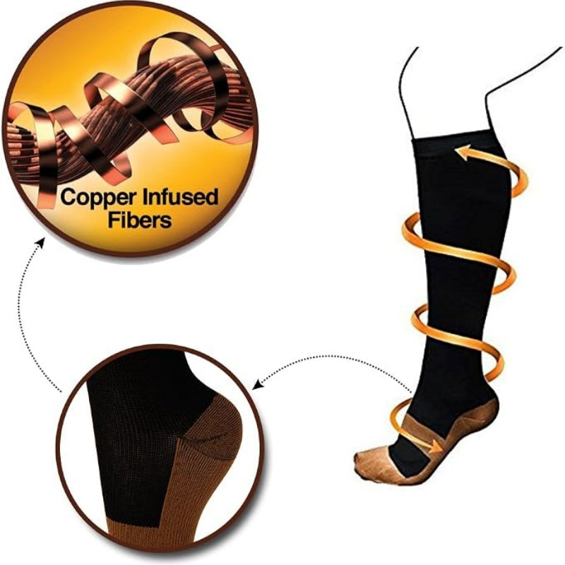 🏃50 % RABATT⏰ Elastische Kompressionssocken, fördern die Durchblutung & reduzieren Ermüdung beim Training & Laufen🧦
