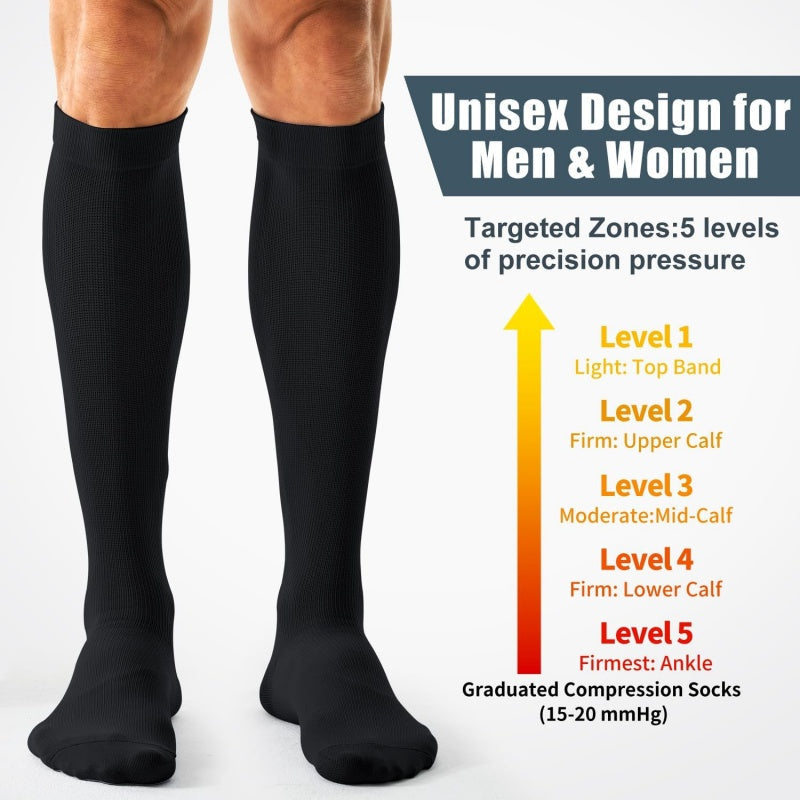 🏃50 % RABATT⏰ Elastische Kompressionssocken, fördern die Durchblutung & reduzieren Ermüdung beim Training & Laufen🧦