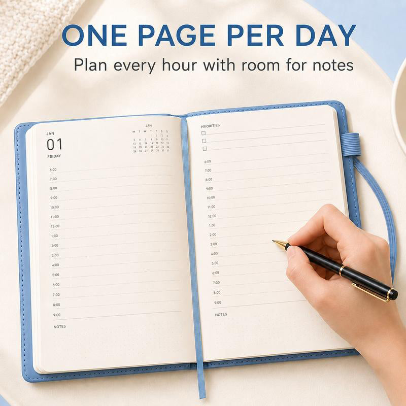 📅 JETZT 50% RABATT! 📓 2027 Kalender-Notizbuch – A5, ein Tag pro Seite, datiert – Ideal für tägliche Aufzeichnungen & zukünftige Planung ✨