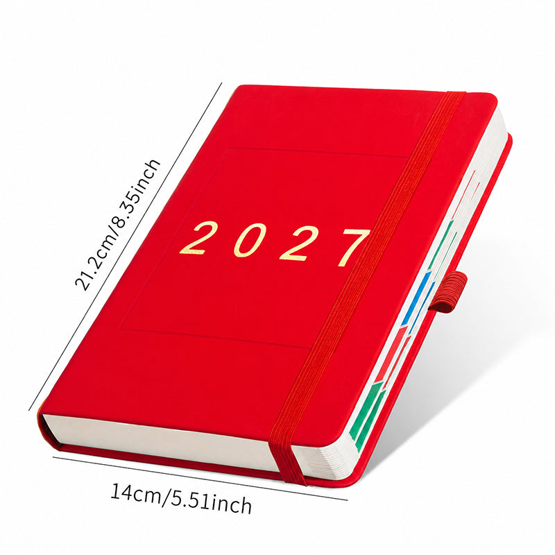 📅 JETZT 50% RABATT! 📓 2027 Kalender-Notizbuch – A5, ein Tag pro Seite, datiert – Ideal für tägliche Aufzeichnungen & zukünftige Planung ✨