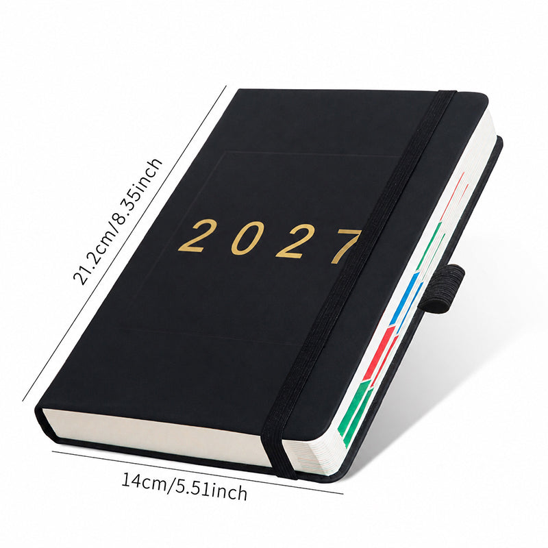 📅 JETZT 50% RABATT! 📓 2027 Kalender-Notizbuch – A5, ein Tag pro Seite, datiert – Ideal für tägliche Aufzeichnungen & zukünftige Planung ✨