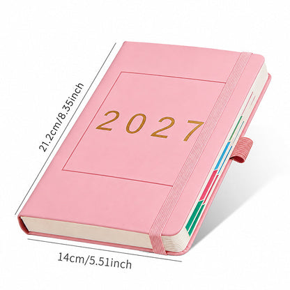 📅 JETZT 50% RABATT! 📓 2027 Kalender-Notizbuch – A5, ein Tag pro Seite, datiert – Ideal für tägliche Aufzeichnungen & zukünftige Planung ✨