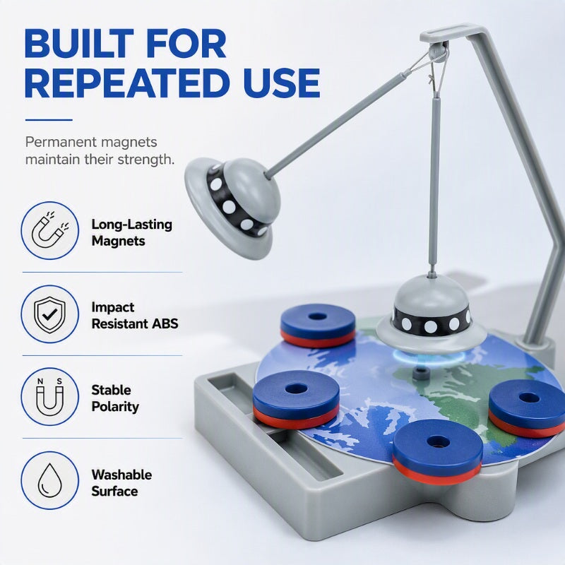 🧲50 % RABATT⏰ 12‑in‑1 Magnet‑Experiment‑Set, spielerisches Lernen für Kinder🛰️
