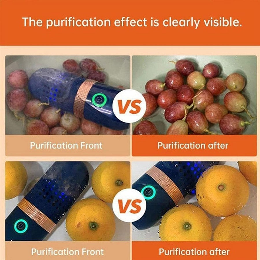 ⏳Zeitlich begrenzt 50% Rabatt⏰ Ultraschall-Obst- und Gemüsereiniger 🌀🍋‍🟩🍓