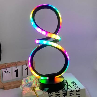 🔥50% RABATT auf ausgewählte Produkte 🎉Moderne Doppelhelix-Tischlampe