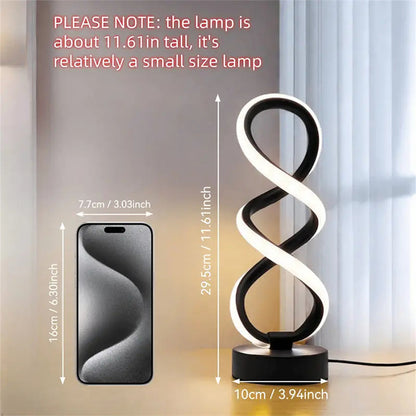 🔥50% RABATT auf ausgewählte Produkte 🎉Moderne Doppelhelix-Tischlampe
