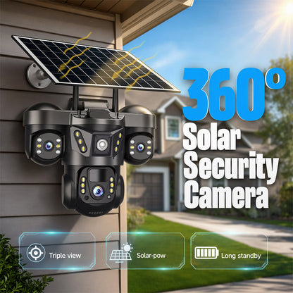 ⏳Zeitlich begrenztes Sonderangebot⏰Solar-Überwachungskamera Außen 360° – Kein Stromkabel, volle Sicht! 📷 Überall montierbar, sieht auch nachts, IP67 regenfest ☀️ Limitiertes Angebot ⏳