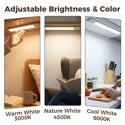 💡50% RABATT✨Bewegungssensor Schranklampe, kabellos & aufladbar, für Küche🏠