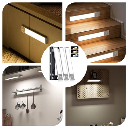 💡50% RABATT✨Bewegungssensor Schranklampe, kabellos & aufladbar, für Küche🏠