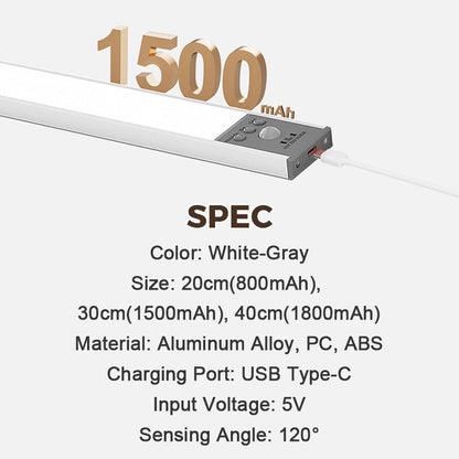 💡50% RABATT✨Bewegungssensor Schranklampe, kabellos & aufladbar, für Küche🏠