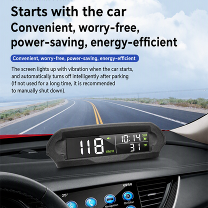 🔥Solange der Vorrat reicht 40 % Rabatt!🎉Solar-Auto-GPS-Head-Up-Display