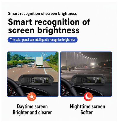 🔥Solange der Vorrat reicht 40 % Rabatt!🎉Solar-Auto-GPS-Head-Up-Display