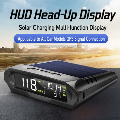 🔥Solange der Vorrat reicht 40 % Rabatt!🎉Solar-Auto-GPS-Head-Up-Display