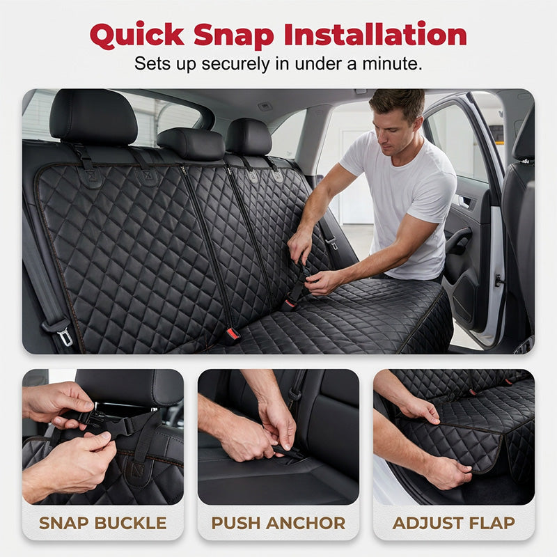 🐶 JETZT 50 % RABATT! 🚗 Faltbarer Hunde-Autositz – wasserdicht, sicher & bequem – perfekt für Hundebesitzer 🐾