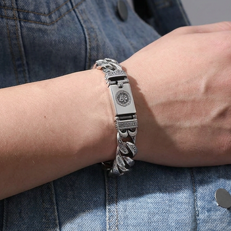 🔥 -50% Rabatt | Herren Retro Sechs-Silben-Mantra Armband – Bedeutungsvoll, Maskulin, Auffällig ✨ | Jetzt sichern! 🚀