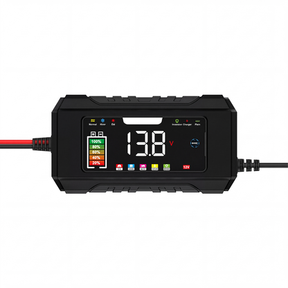 🔋 FLASH-AKTION: 50% RABATT! ⚡ Intelligentes KFZ-Batterieladegerät 12V 6A – 9 Stufen & Impulsreparatur – LCD-Farbdisplay für Blei-Säure-Batterien 🚗