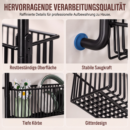 🚪 50% RABATT! 🧺 Tür-Hängeregal – Ohne Bohren, mehrere Körbe & praktisch ✨