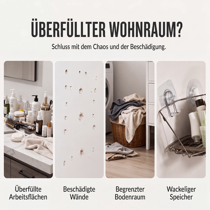 🚪 50% RABATT! 🧺 Tür-Hängeregal – Ohne Bohren, mehrere Körbe & praktisch ✨